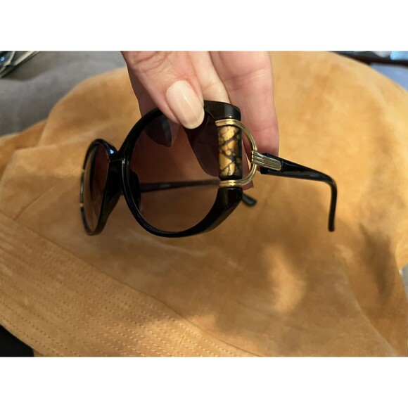 Lot 4 Vintage Sunglasses Eyewear Frames 70s 80s Retro Unisex Oversized Festival - Picture 11 of 16